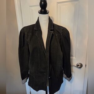 INC Women's Black Denim Jacket XXL